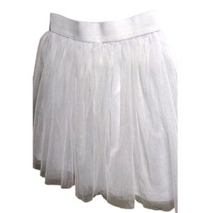 Spirit White Sparkling Tutu Skirt Xs